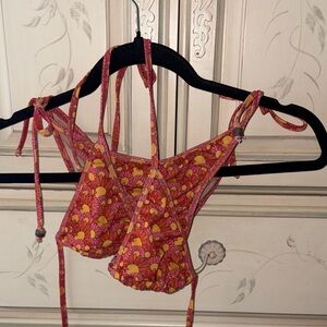 Floral Pink Bikini Set